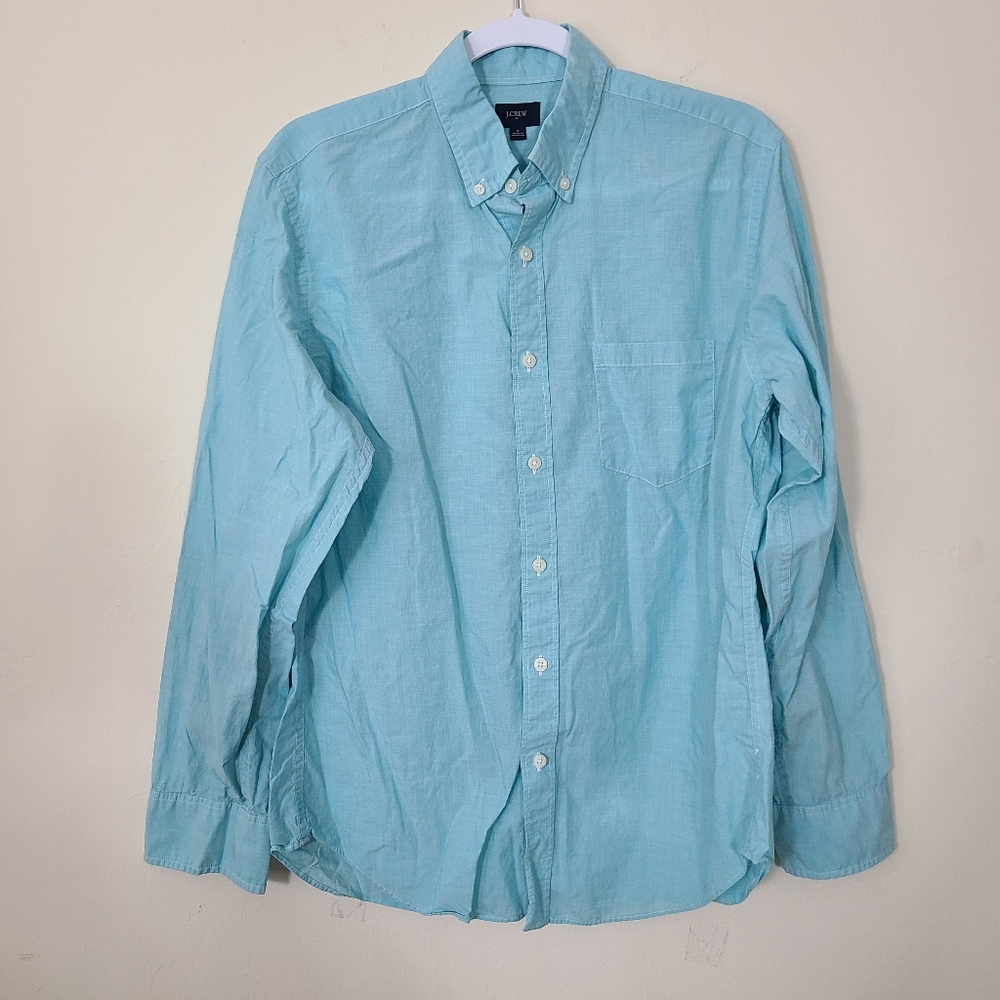 J. Crew Light Blue Casual Button Down Shirt